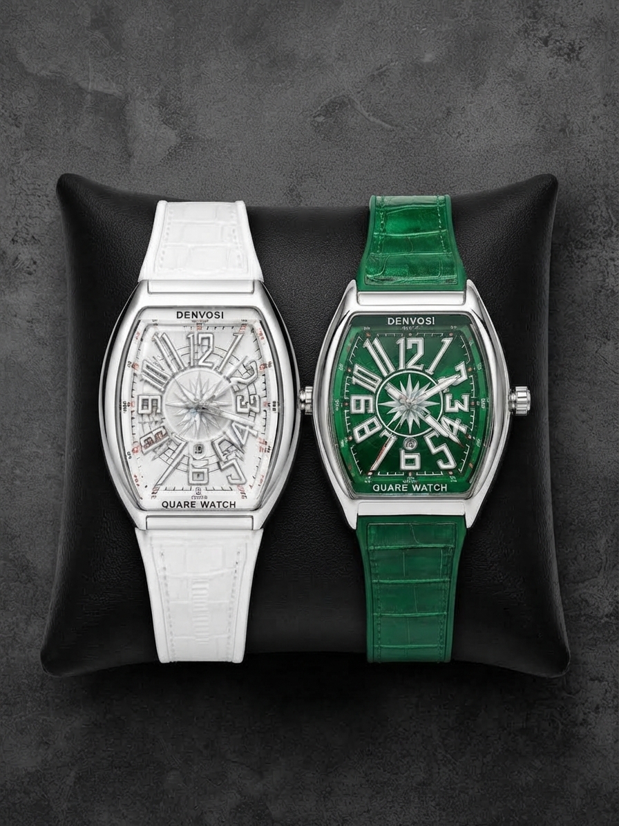Denvosi Quartz Watch Model 6177 - Wristwatch Accessory Designed For Time Tracking And Daily Styling Routine view 3