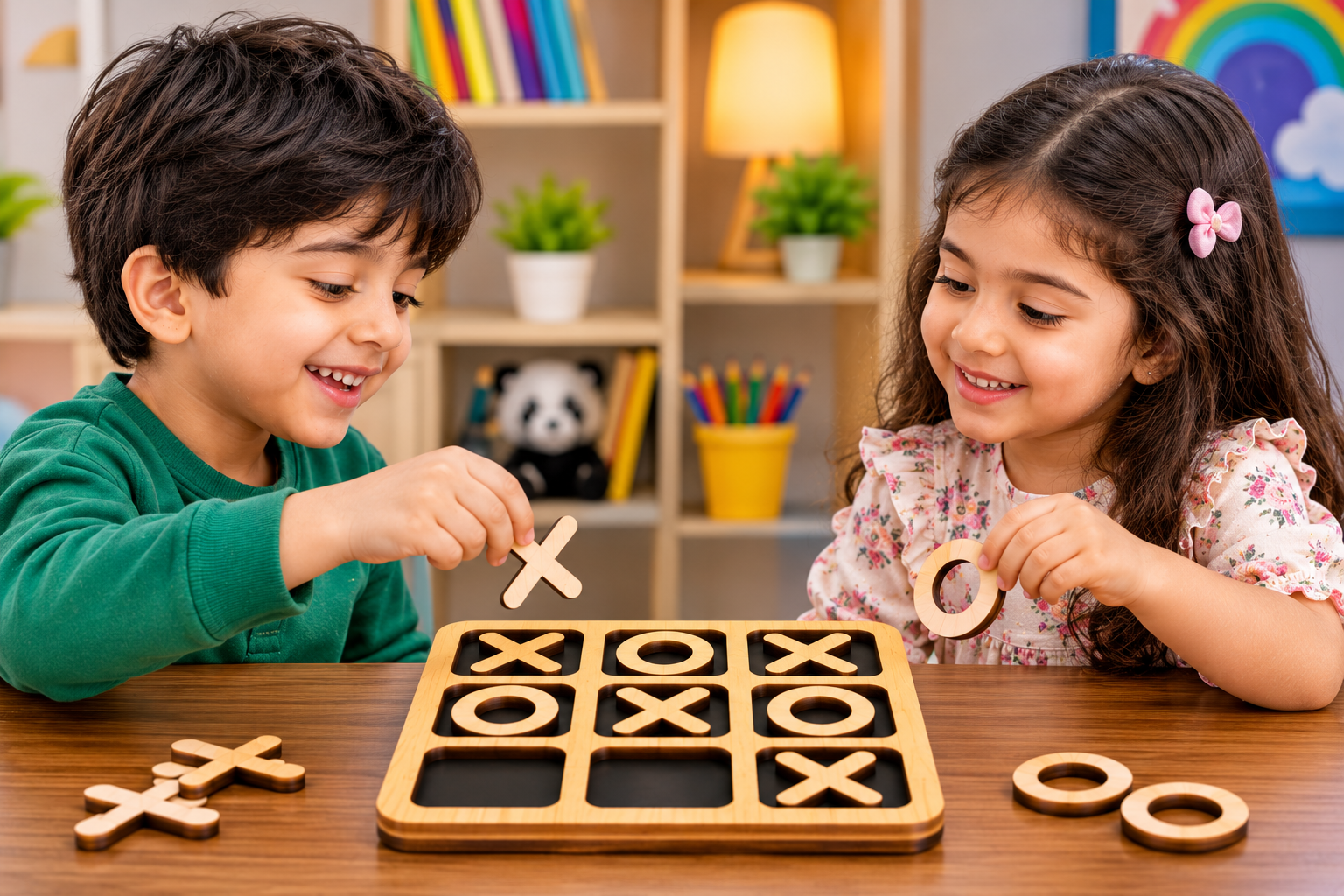 Wooden Tic Tac Toe Game - Buy Online in Pakistan at Zenbu Store (Image 7)
