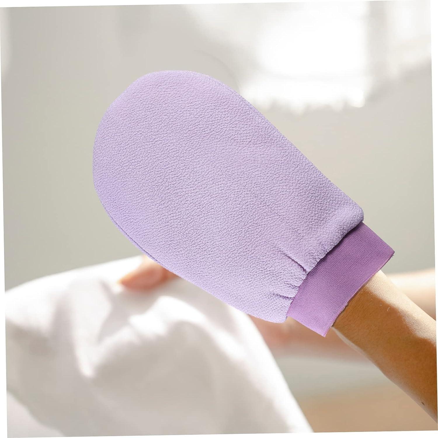 Exfoliating Body Gloves For Smooth Soft Skin Daily Bath Routine Dead Skin Removal Improves Circulation Multiple Colours
