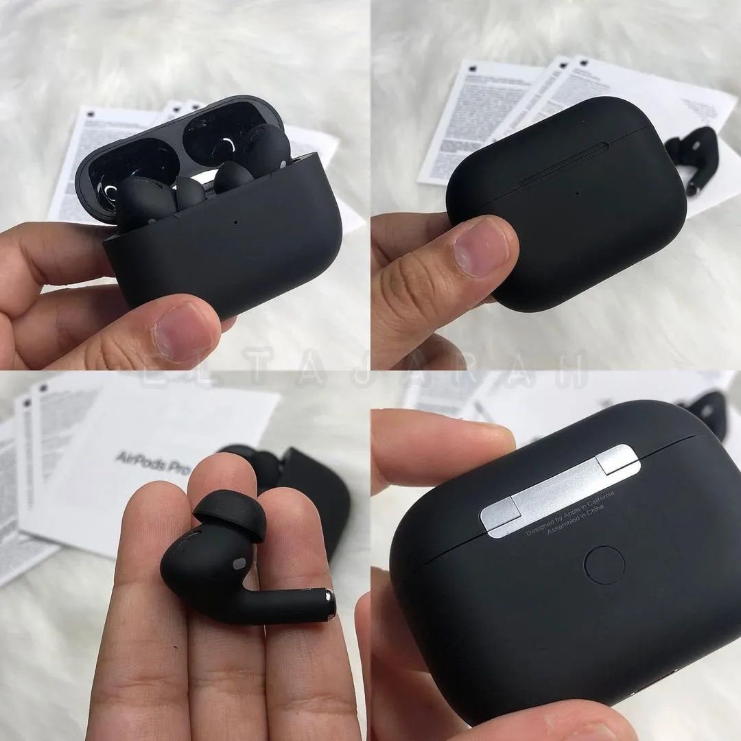 AirPods Pro 2nd Generation Durable Quality Comfortable Fit Compact Design With Active Noise Cancellation | Black view 2