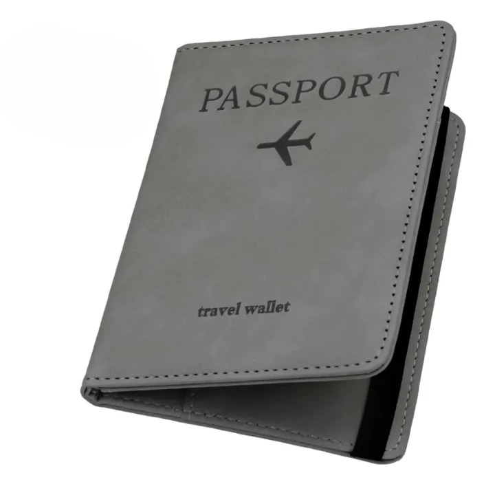 Premium Passport Rexine Wallet & Travel Document Organizer | Passport Holder with Card Slots & Cash Pocket view 2