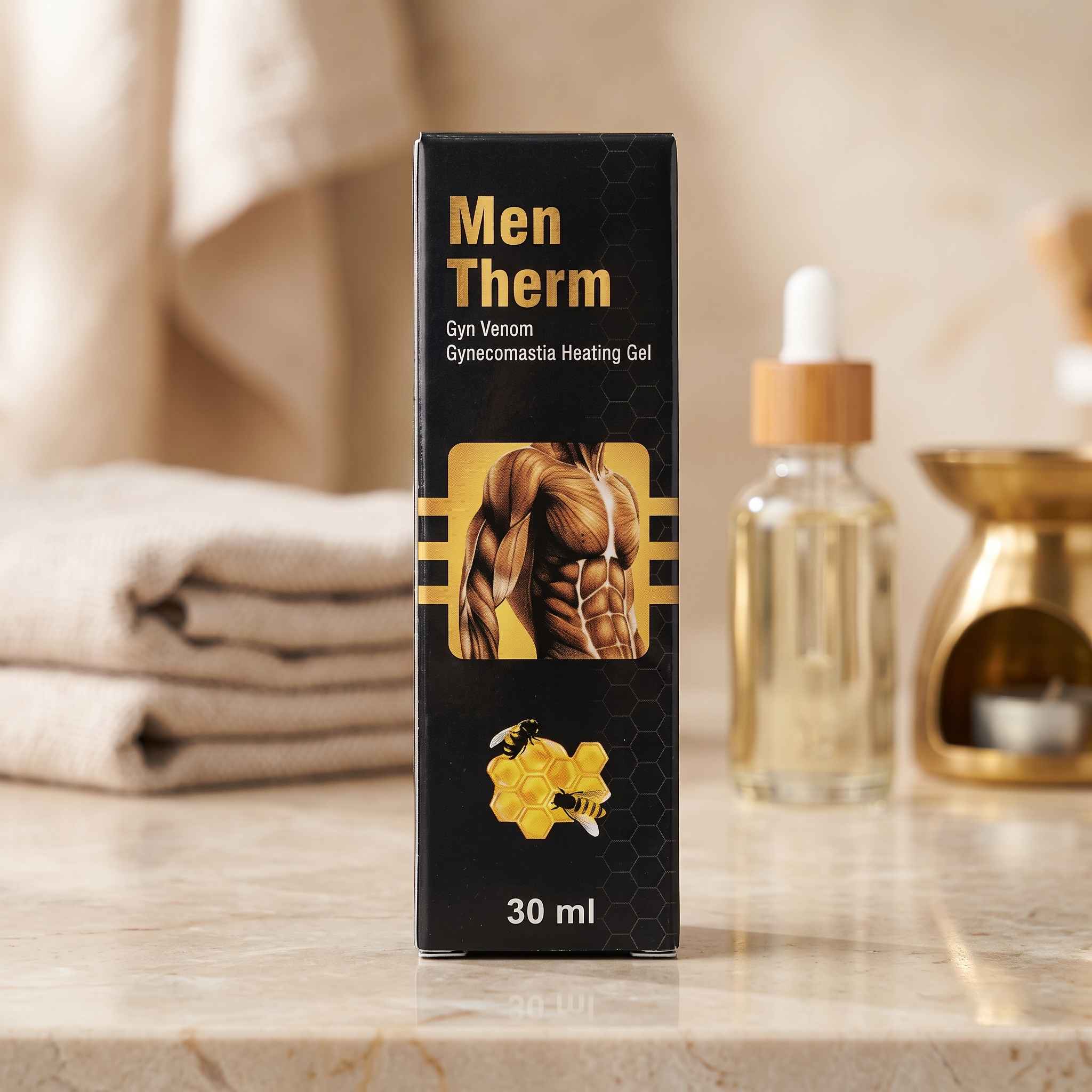 Men Therm Bee Venom Warming Body Massage Oil 30ml view 2