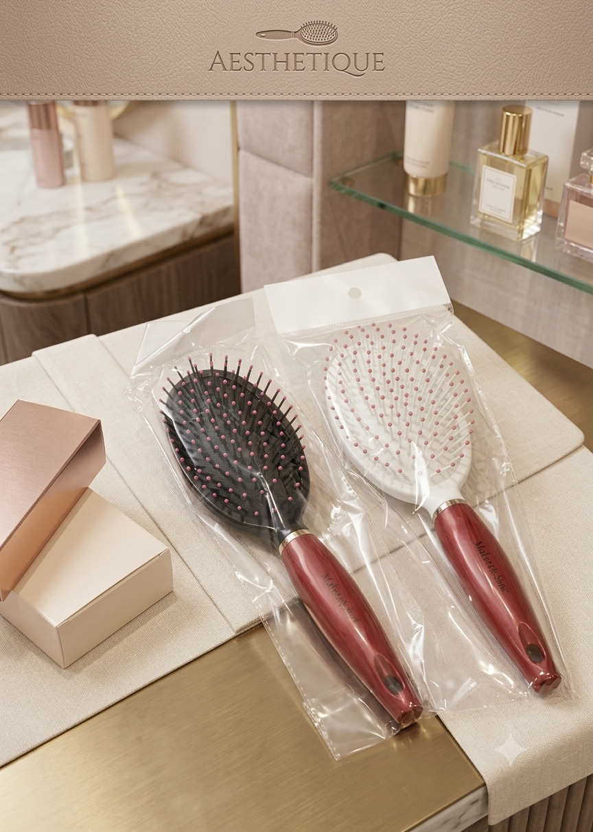 Premium Hair Care Paddle Brush Durable Lightweight Design Smooth Detangling And Styling For All Hair Types | Random Design view 3