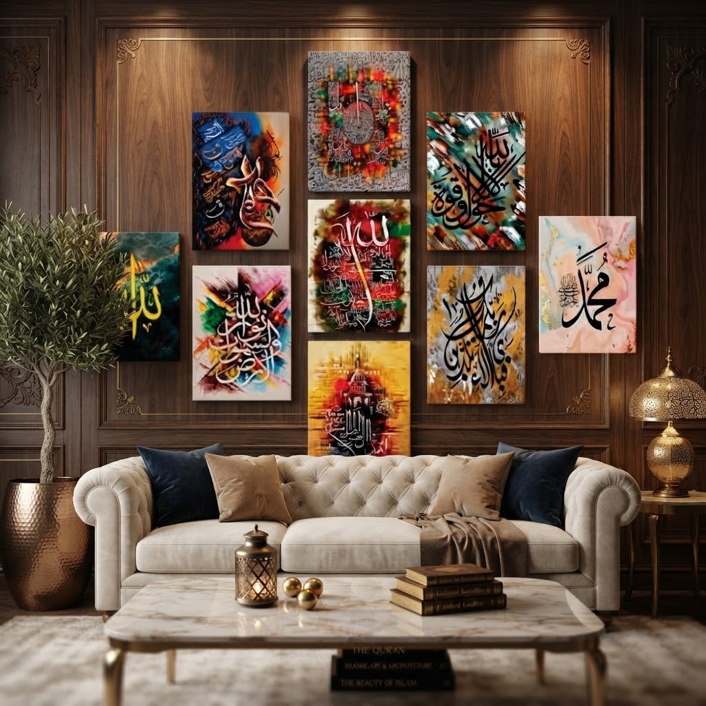 Set of 9 Premium Wall Art Photo Tiles – Modern Home Decor Sets 8x11 view 2