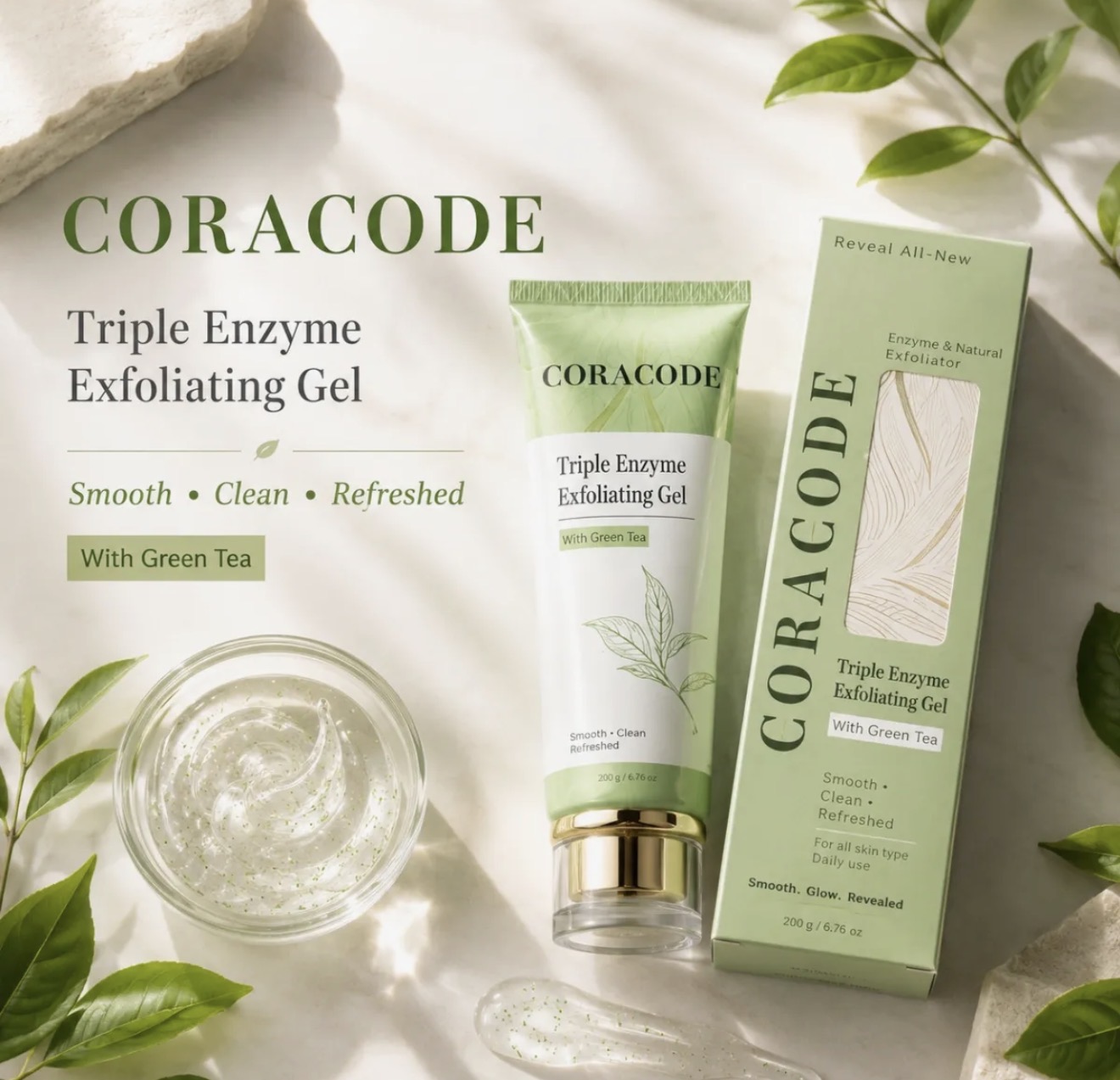 Coracode Triple Enzyme Exfoliating Gel (100g) view 3