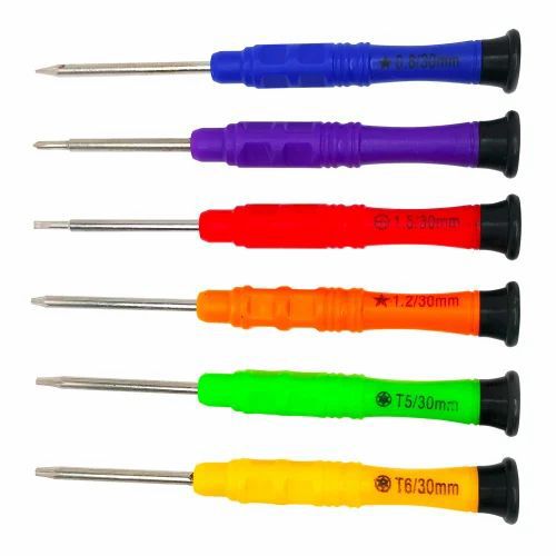 Precision Screwdriver Set P 3001 6 Piece Repair Tool Kit - Tool Accessory Designed For Hardware Repair And Daily Maintenance Routine view 3
