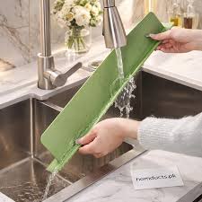 Silicone Sink Baffle Splash Guard - Double Suction view 2