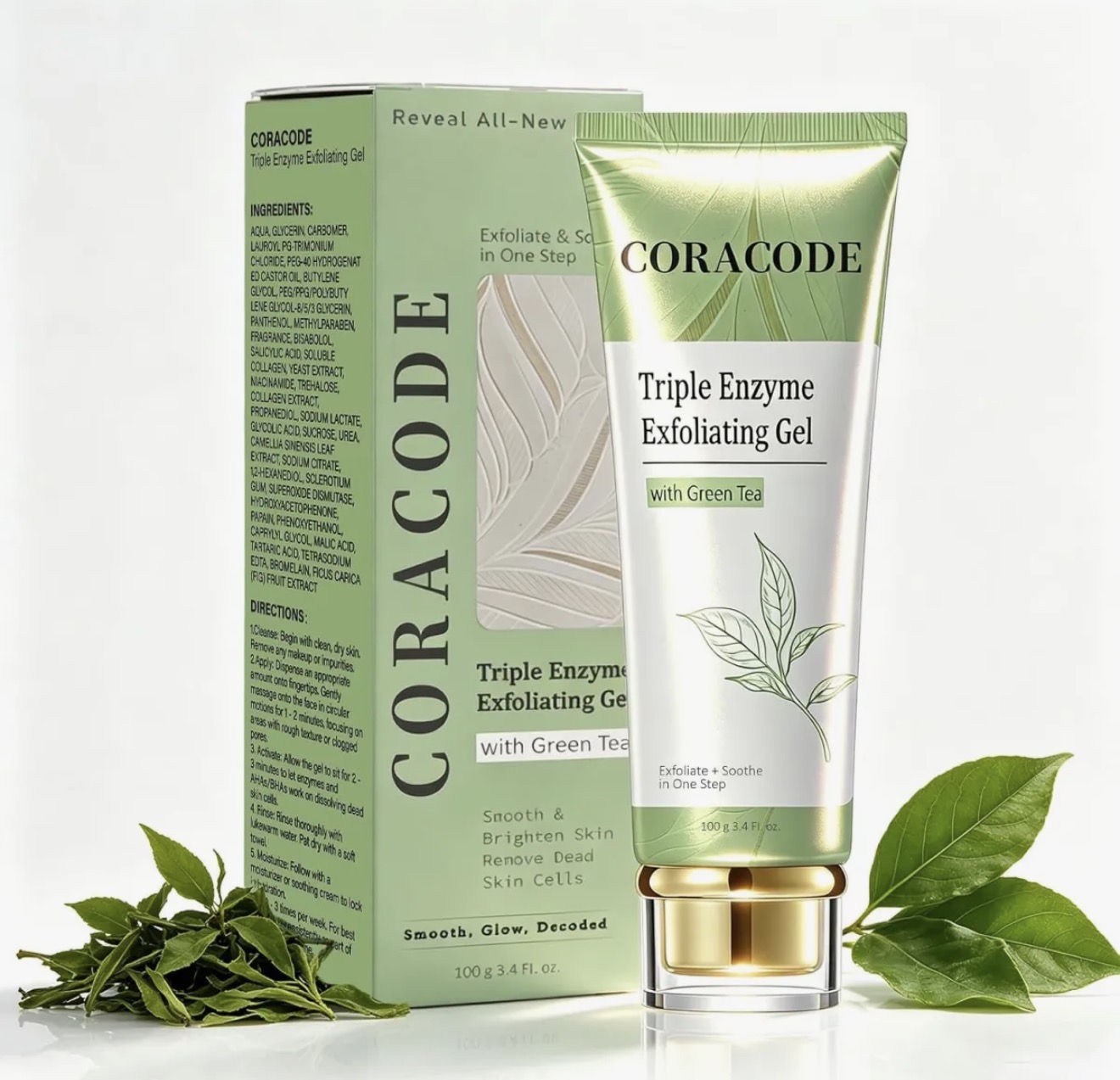 Coracode Triple Enzyme Exfoliating Gel (100g) view 2