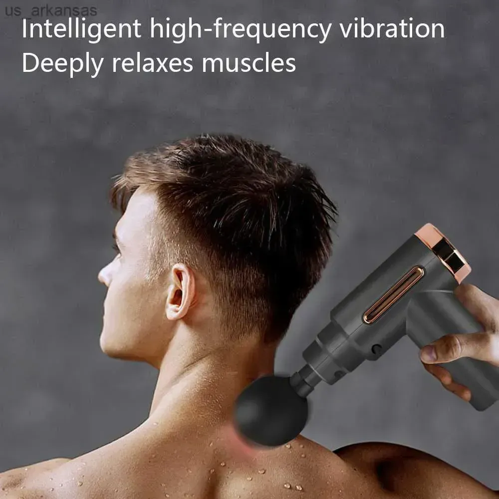 Smart Quiet Massage Gun with 4 Heads Ideal for athletes and home use view 4