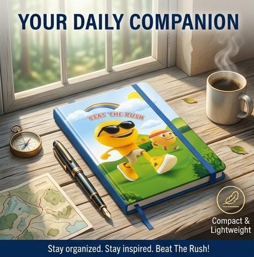 Beautiful notebook with colorful artwork and an inspiring design (random color) view 4