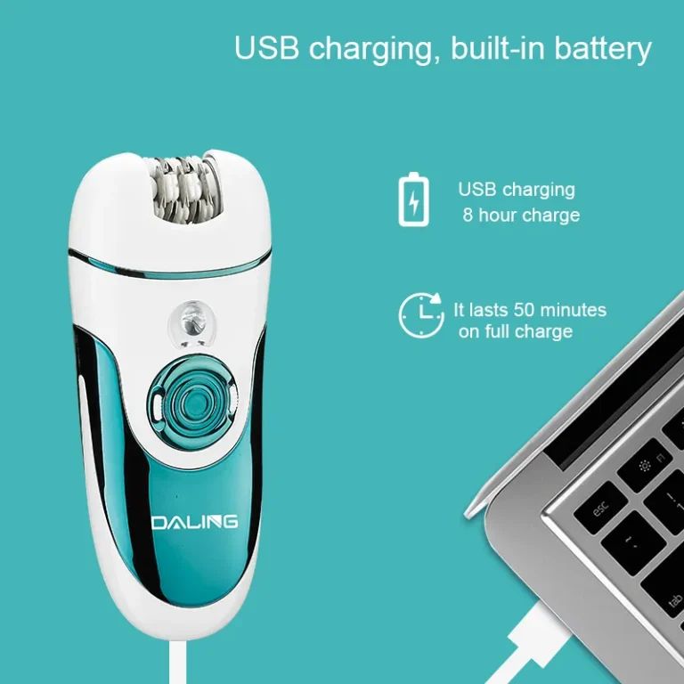 Daling DL 6018 4 In 1 Rechargeable Ladys Grooming Kit - Personal Care Accessory Designed For Hair Removal And Daily Maintenance Routine view 5