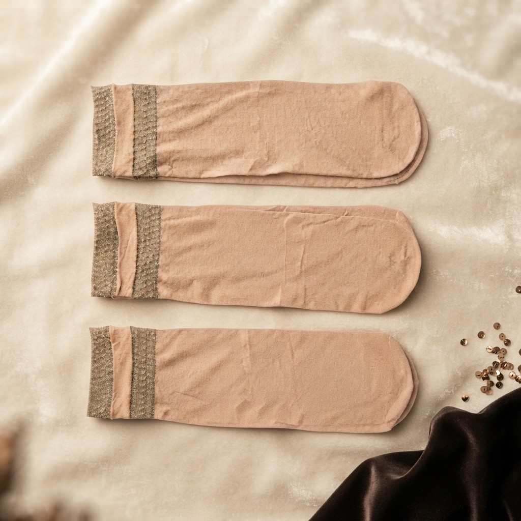Ladies Skin Socks - Apparel Accessory Designed For Foot Comfort And Daily Wardrobe Routine - Pack of 3