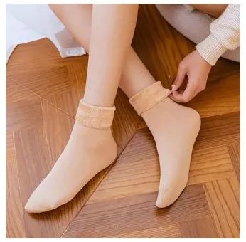 Pack of 2 pairs Women Winter Woolen Socks Warm Thicken Thermal Snow Socks view 4