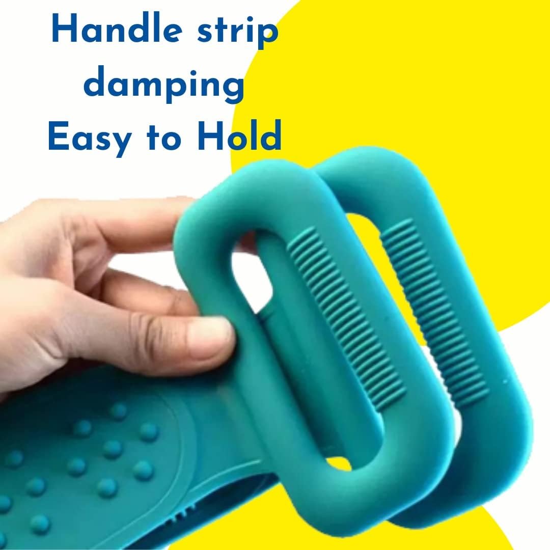Silicone Back Scrubber Bath Belts - Bath Accessory Designed For Body Exfoliation And Daily Hygiene Routine (Random Color) view 2