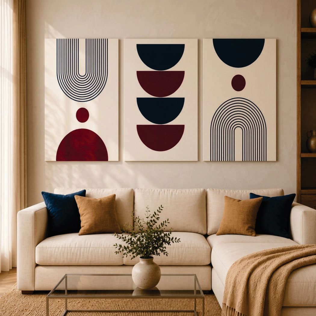 Set of 3 Premium Wall Art Photo Tiles - Buy Online in Pakistan at Zenbu Store
