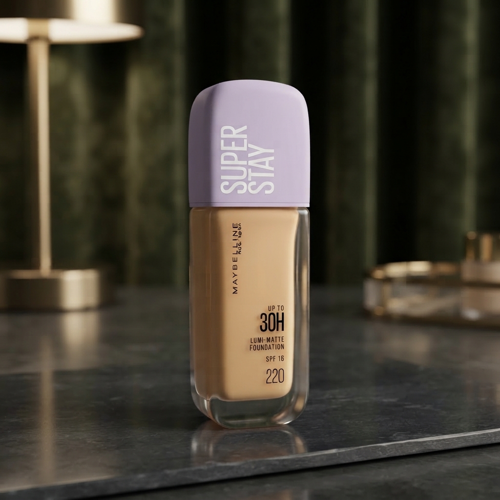 Maybelline Superstay Lumi Matte Foundation 220 - Beauty Accessory Designed For Makeup Application And Daily Skincare Routine view 2