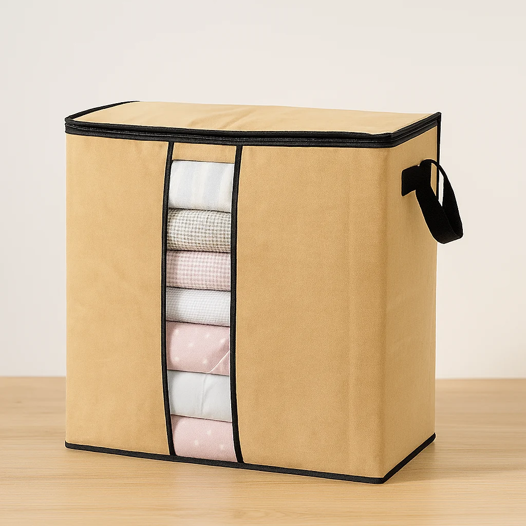 Storage Bag (Quality: 110GSM Non Wowen) Size: 10 x 19 x 19.5 view 2