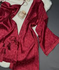 Maroon Net Transparent Gown with Panty - 2 Piece Set (Free Size) view 2