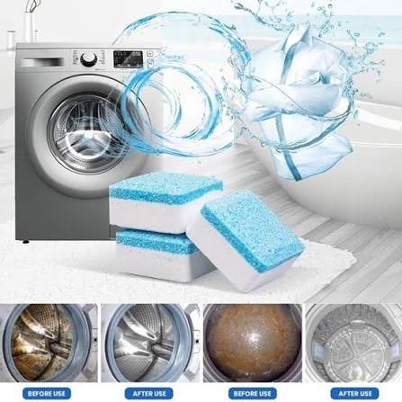 China Washing Machine Cleaning Tablets | Original Tablets for Washing Machine Cleaning (12pcs Box) thumbnail 4