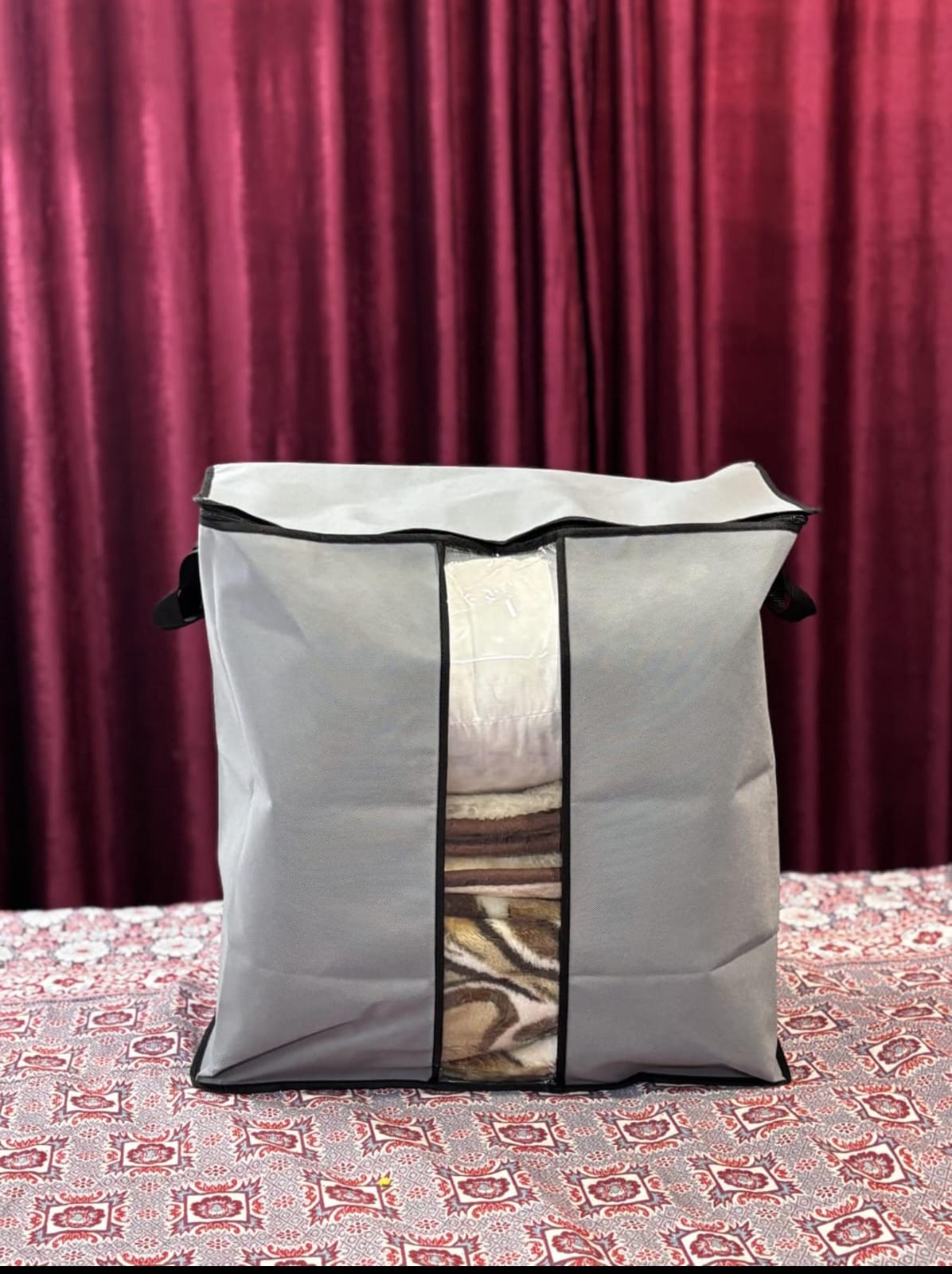 Storage Bag (Quality: 110GSM Non Wowen) Size: 10" x 19" x 19.5" - Buy Online in Pakistan at Zenbu Store (Image 8)