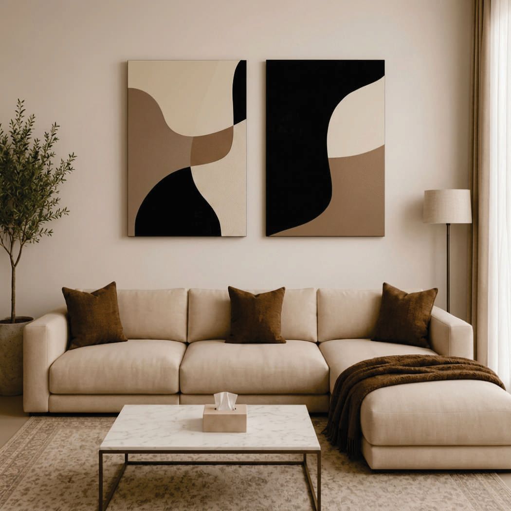 Set of 2 Premium Wall Art Photo Tiles –Home Decor Accessory Designed For Interior Styling And Daily Living Space Routine - Buy Online in Pakistan at Zenbu Store