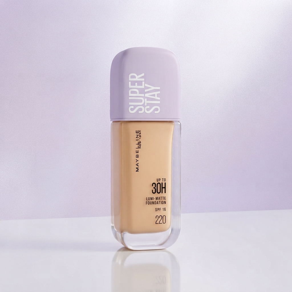 Maybelline Superstay Lumi Matte Foundation 220 - Beauty Accessory Designed For Makeup Application And Daily Skincare Routine