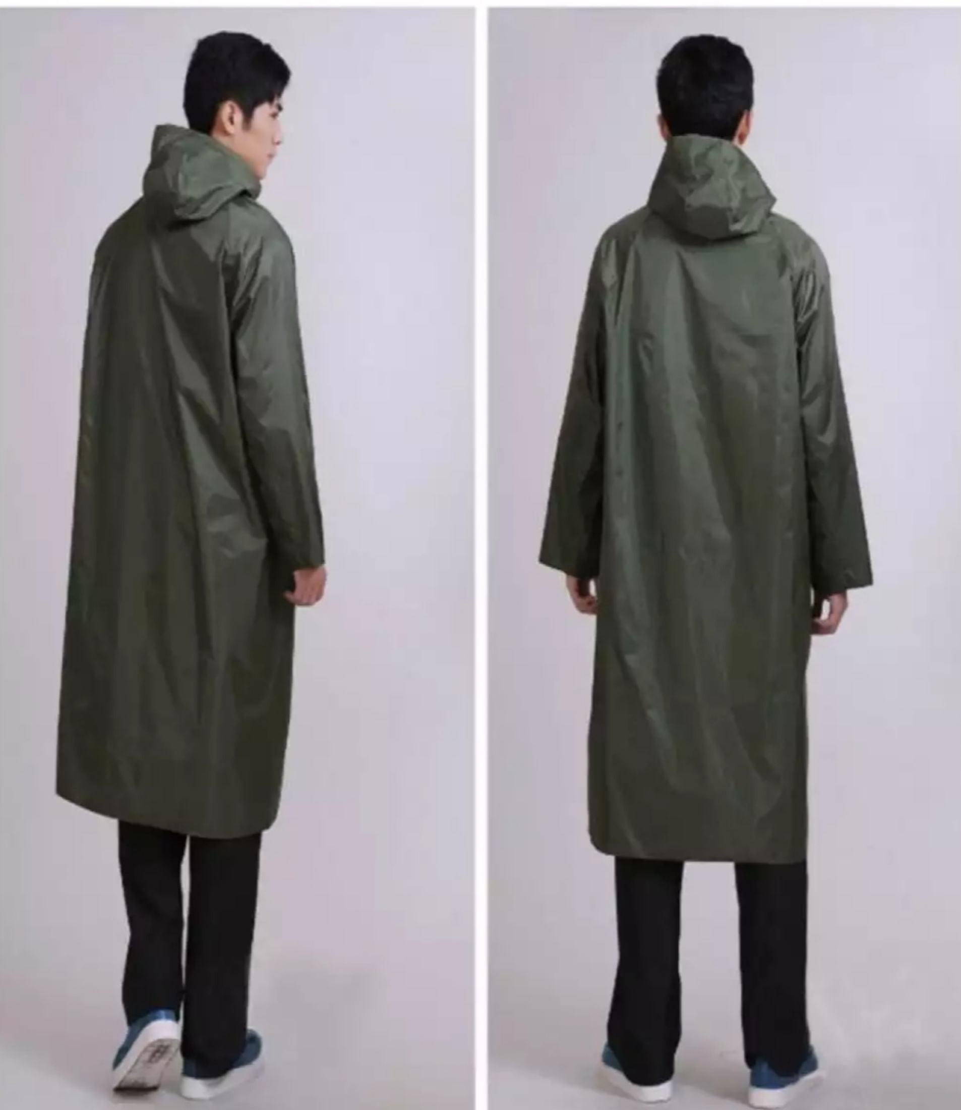 1 Piece Rain Coat | Waterproof Rain Coat | Rain Coat For Bikers | Rain Coat For Men & Women | Parachute Material Rain Coat ( Only Coat ) & ( Random Color ) view 4