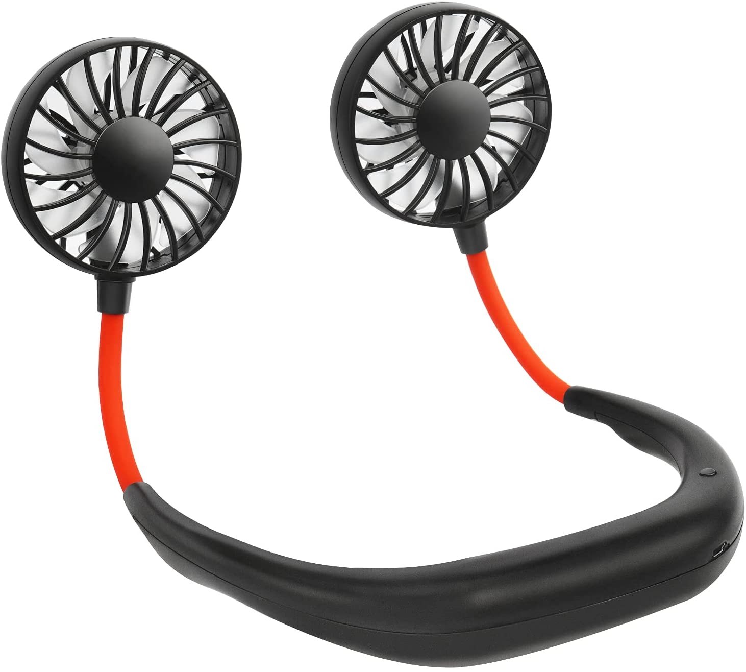 360° Adjustment USB Portable Hands-Free Neck Fan (Random color) view 3