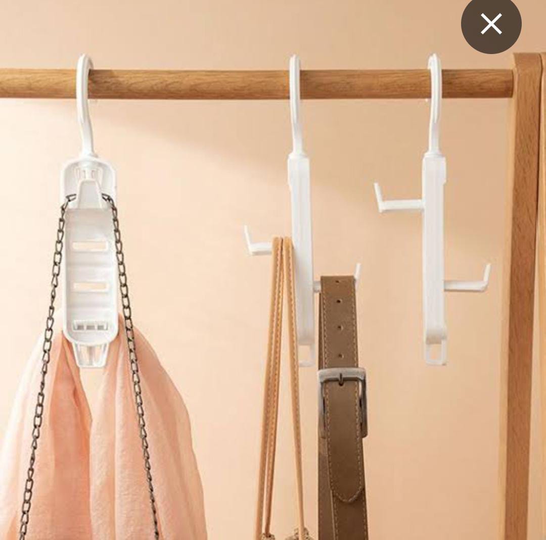 Handbag Hanger Hook - Bag Rack Plastic Holder Storage Great for Closet Rod Hanger for Closet Storage Scarf Handbag Belt Hanger Tie Rack Holder view 2