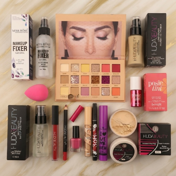 13 In 1 Complete Makeup Set - Beauty Accessory Designed For Makeup Application And Daily Cosmetic Routine view 2