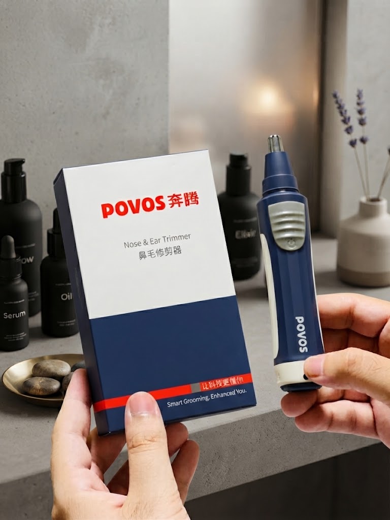 POVOS Nose & Ear Trimmer - Rechargeable Type-C view 2