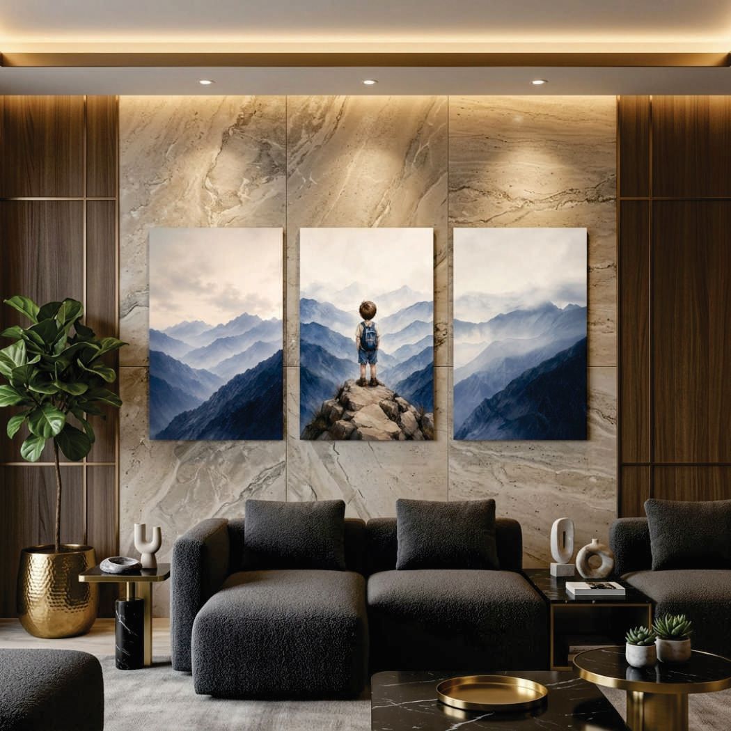Set of 3 Premium Wall Art Photo Tiles - Buy Online in Pakistan at Zenbu Store