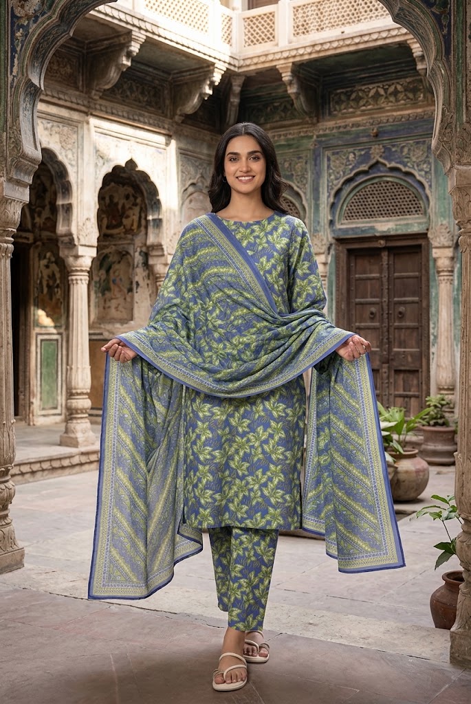 Saya Premium 3-Piece Printed Lawn Suit – Unstitched Summer Collection (saya replica)
