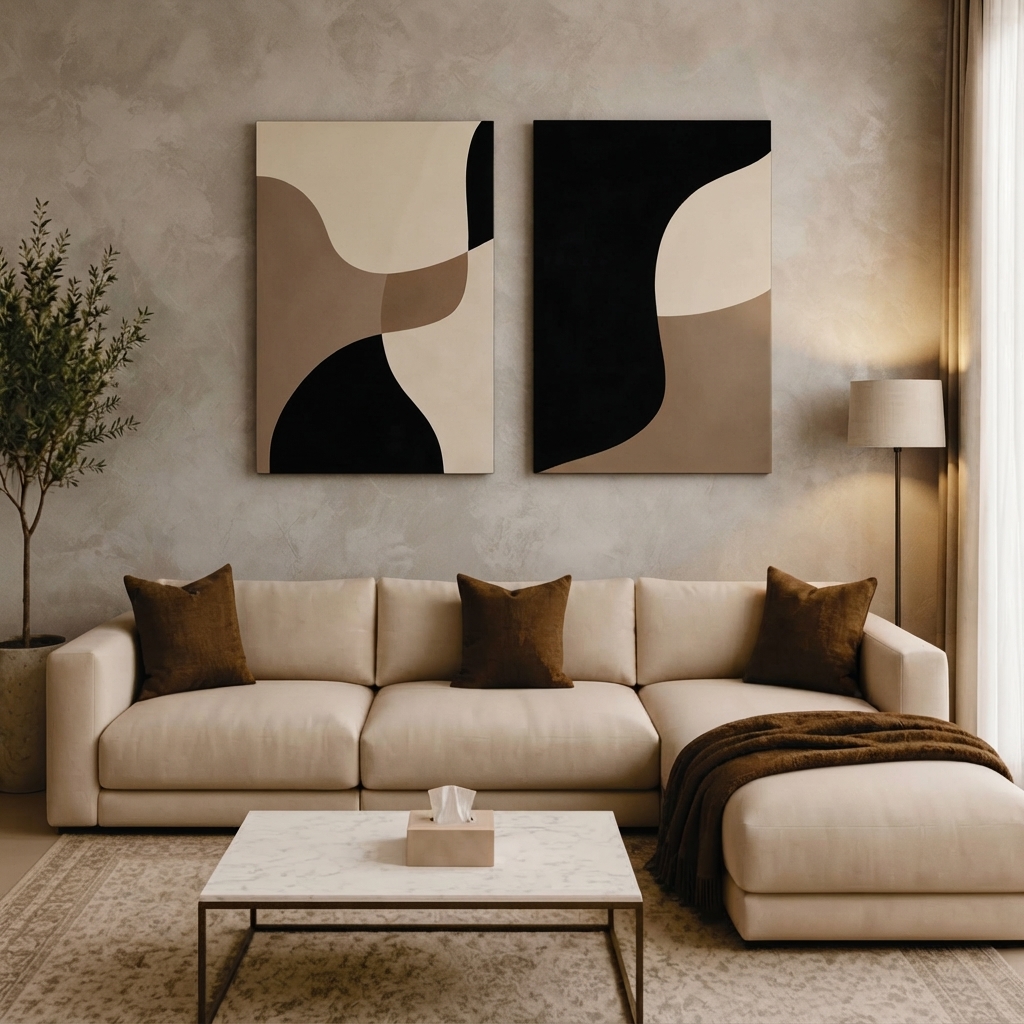 Set of 2 Premium Wall Art Photo Tiles –Home Decor Accessory Designed For Interior Styling And Daily Living Space Routine - Size:  8x11