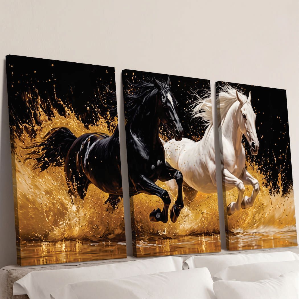Set of 3 Premium Wall Art Photo Tiles - Buy Online in Pakistan at Zenbu Store