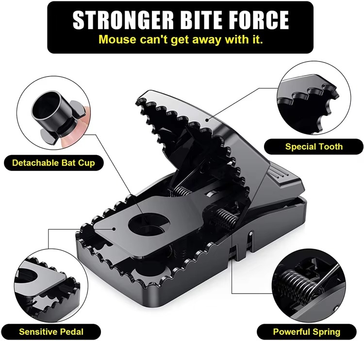 Pack of 3 Efficient Mouse Trap - Suitable for both Indoor and Outdoor use view 2