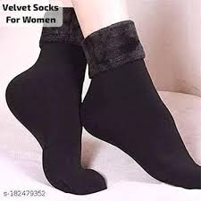 Pack of 2 pairs Women Winter Woolen Socks Warm Thicken Thermal Snow Socks For Ladies Men Unisex view 3
