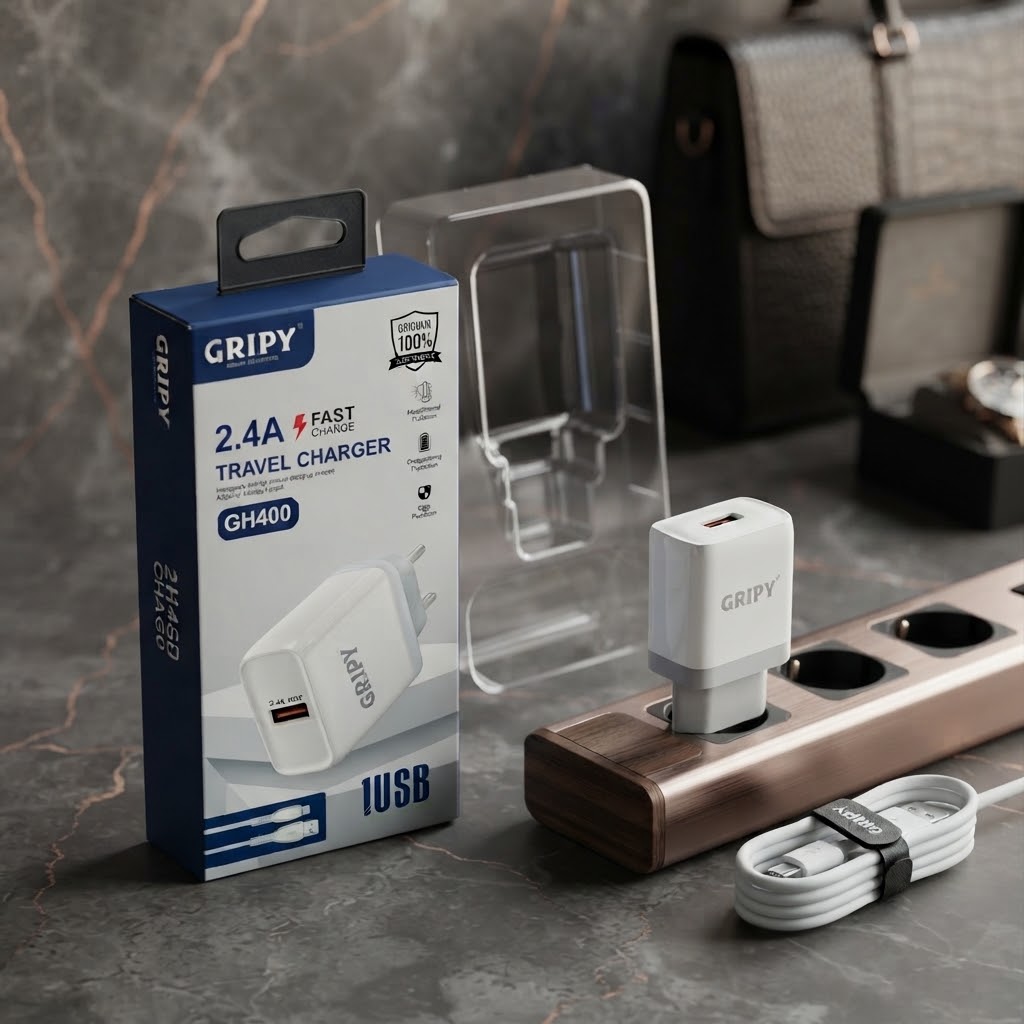 Gripy 2.4A Android Fast Charger GH400 view 2