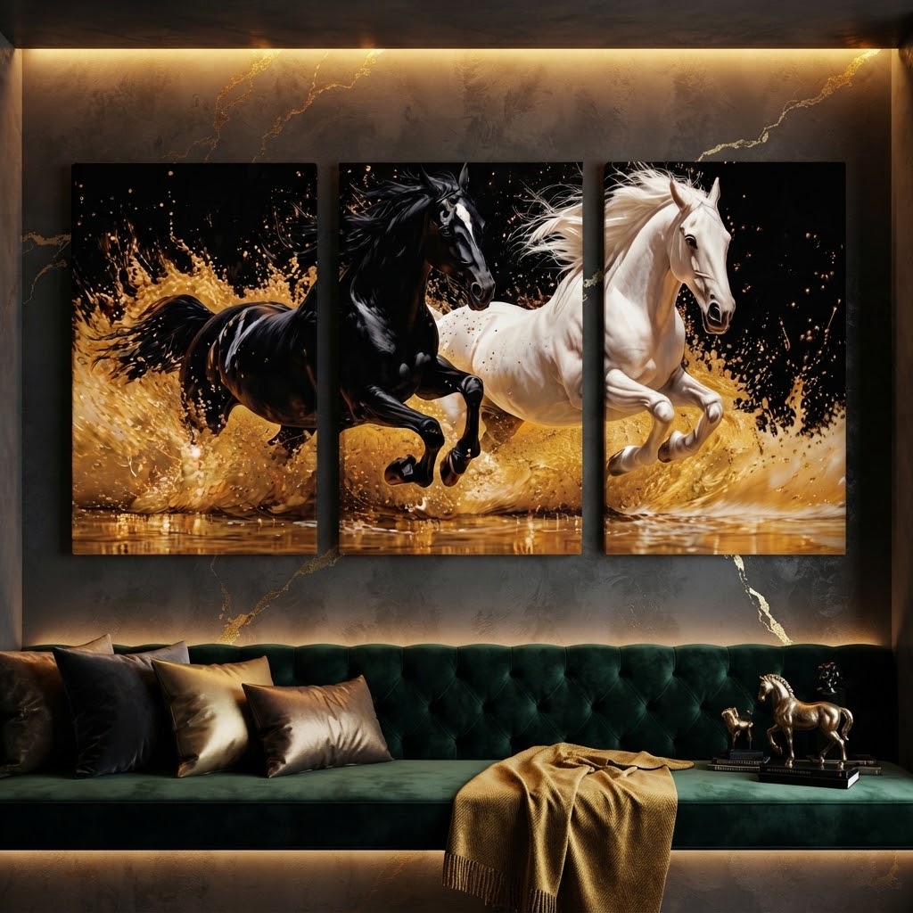 Set of 3 Premium Wall Art Photo Tiles – Modern Home Decor Sets 8x11 view 4