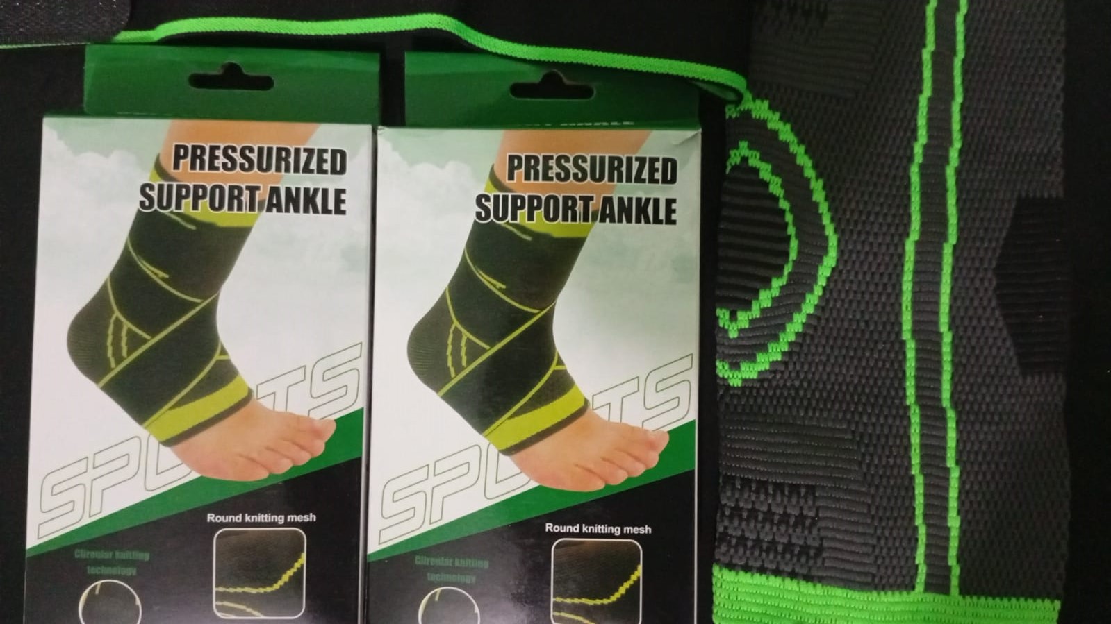 Adjustable Ankle Support Brace Belt With Straps - Fitness Accessory Designed For Joint Support And Daily Workout Routine view 3