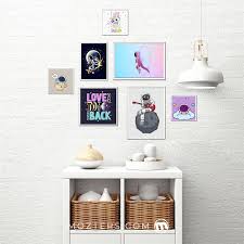 Set of 6 Premium Wall Art Photo Tiles – Modern Home Decor Sets 8x11