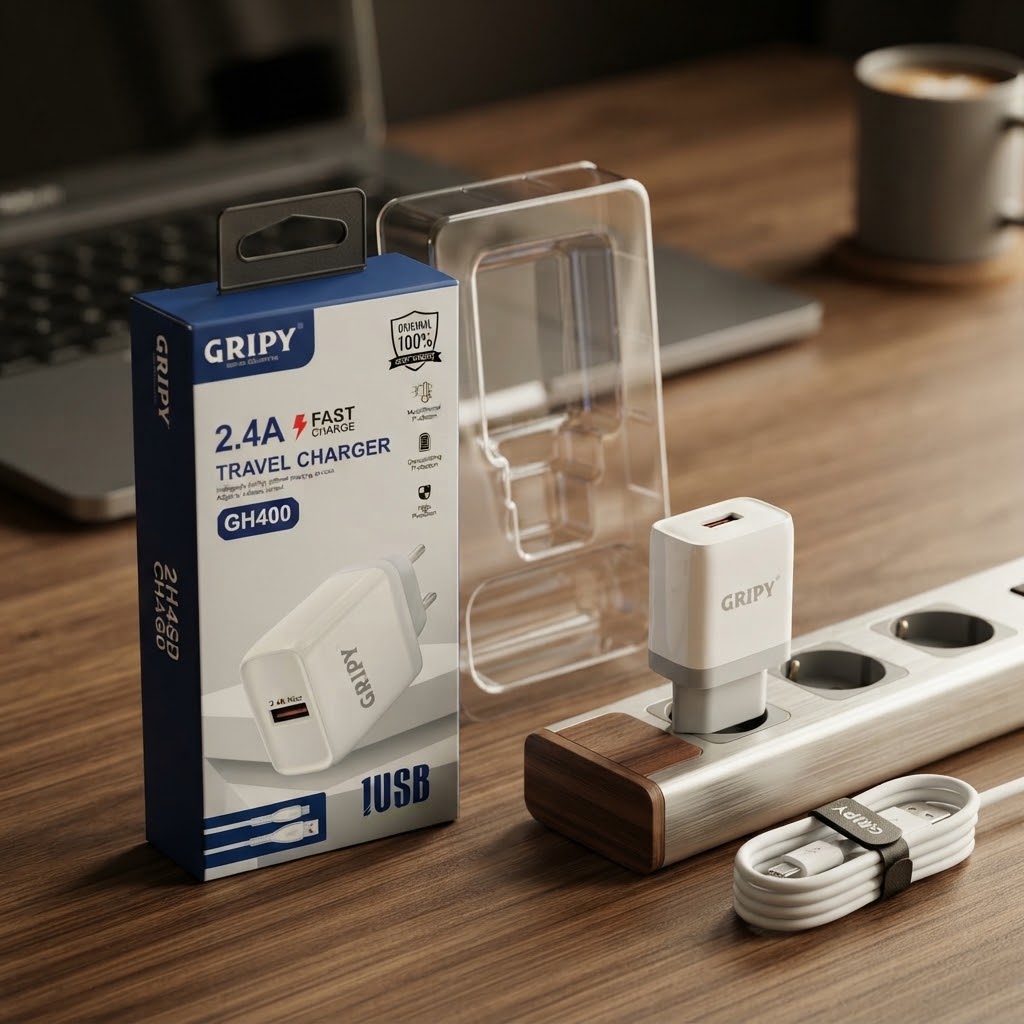Gripy 2.4A Android Fast Charger GH400