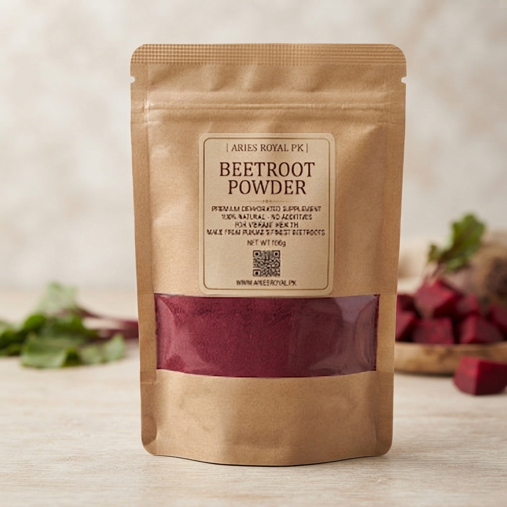 Beetroot Powder 100% Organic  | Pure Natural Superfood for Health & Skin view 3