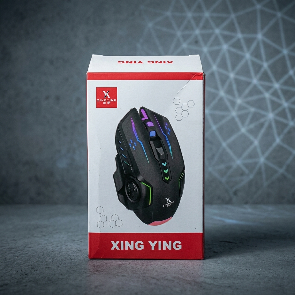 XING YING Gaming RGB Mouse | RGB LED Backlit Wired Gaming Mouse | Ergonomic Computer Mouse for PC and Laptop - Buy Online in Pakistan at Zenbu Store
