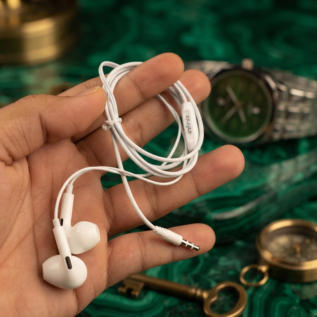 Infinix 10Z Super Bass Wired Earphones with Mic view 2