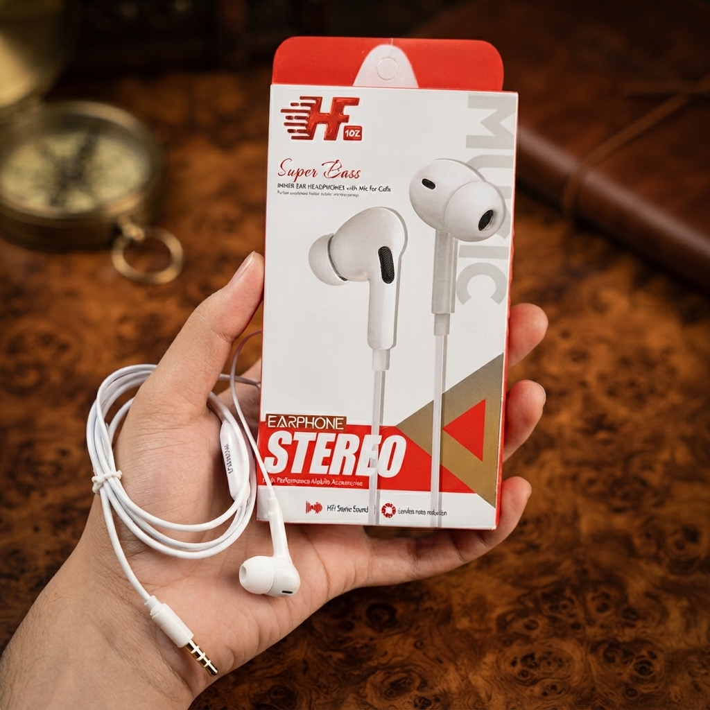 Infinix 10Z Super Bass Wired Earphones with Mic