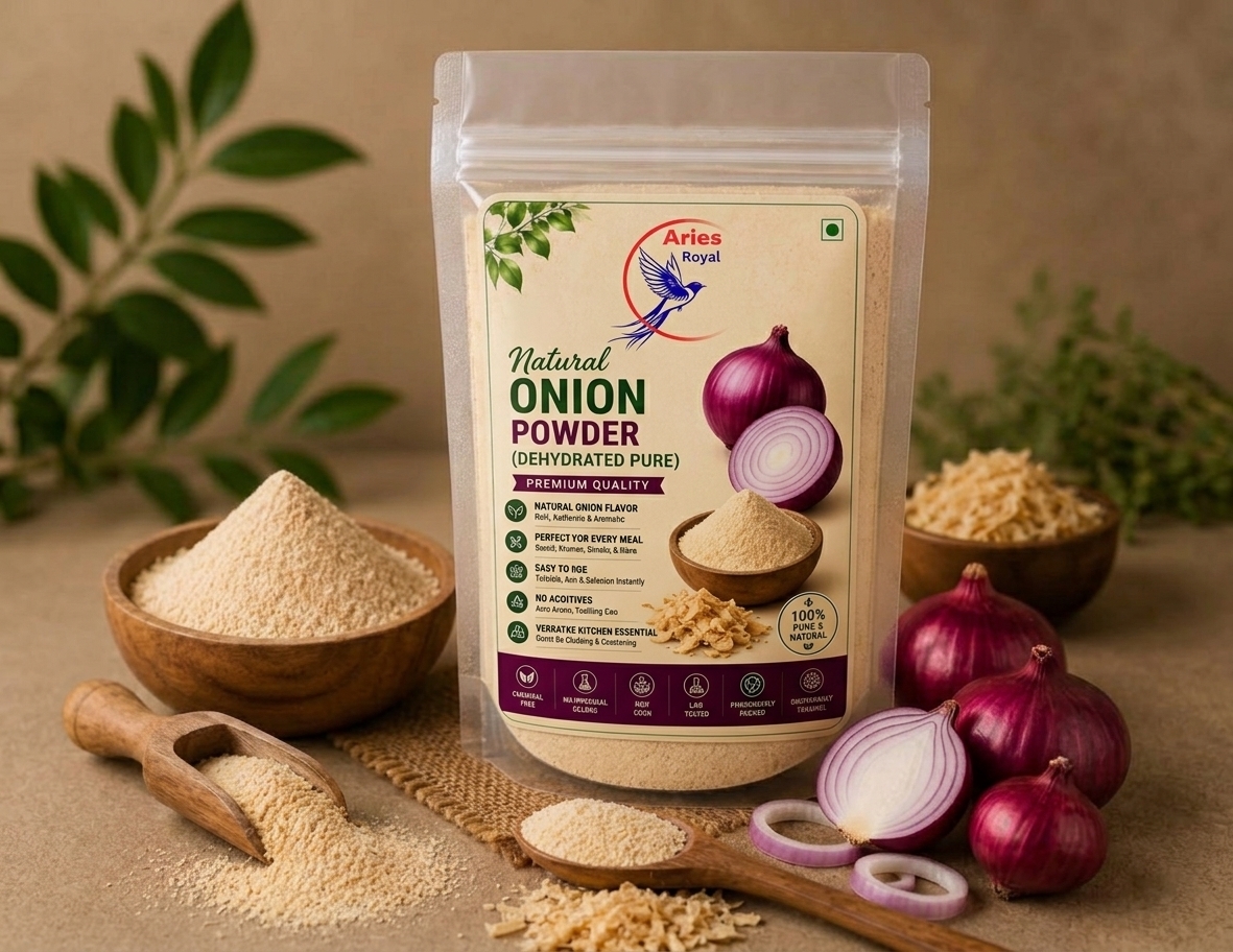 Onion Powder Pure Dehydrated | Instant Taste & Aroma for Everyday Dishes