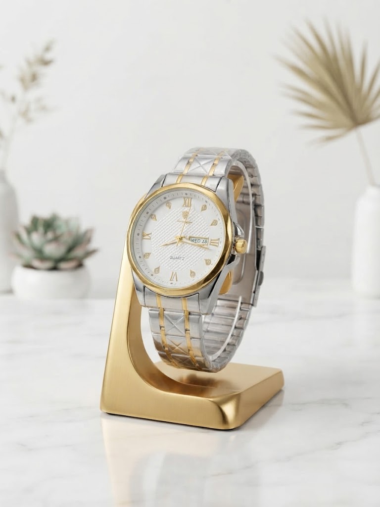Premium Two-Tone Quartz Watch - Buy Online in Pakistan at Zenbu Store