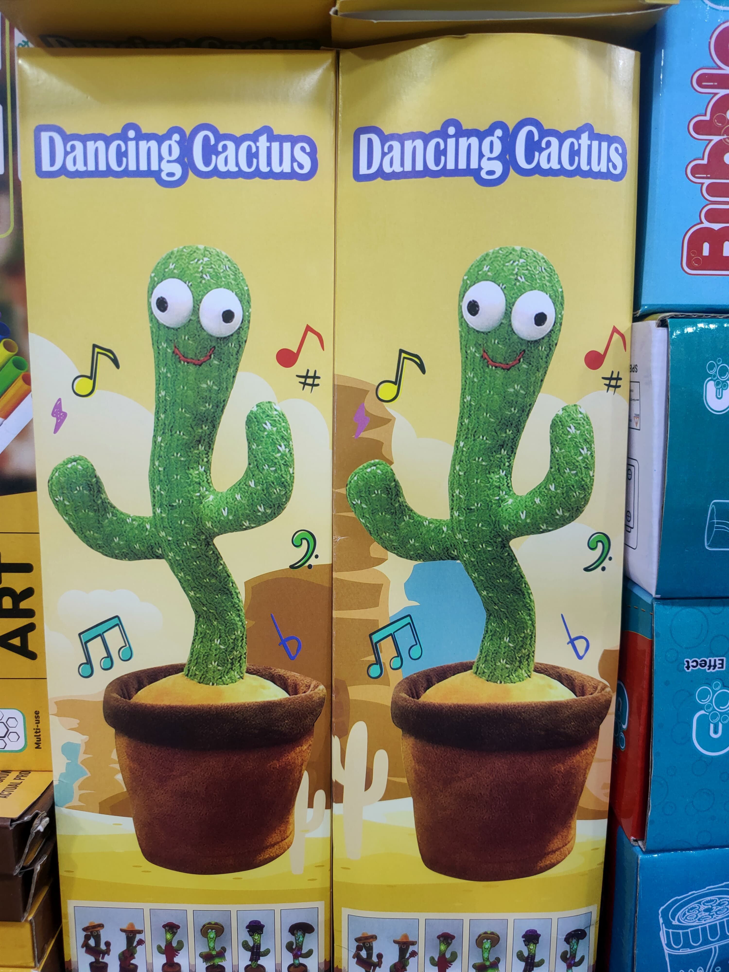 Dancing Talking Cactus Toy – Rechargeable Interactive Musical Plush view 4
