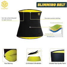Hot Sweat Slimming Belt - Fitness Accessory Designed For Core Support And Daily Workout Routine - Free Size view 2